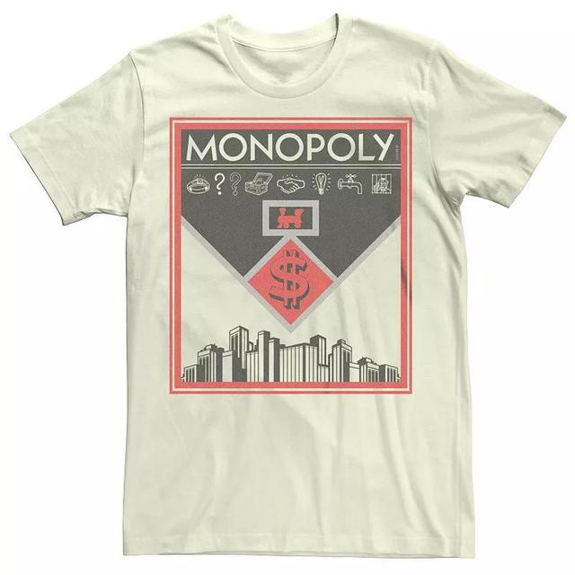 Mens Monopoly Vintage Box Cover Graphic Tee Product Image