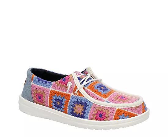 Heydude Womens Wendy Crochet Slip On Sneaker Product Image