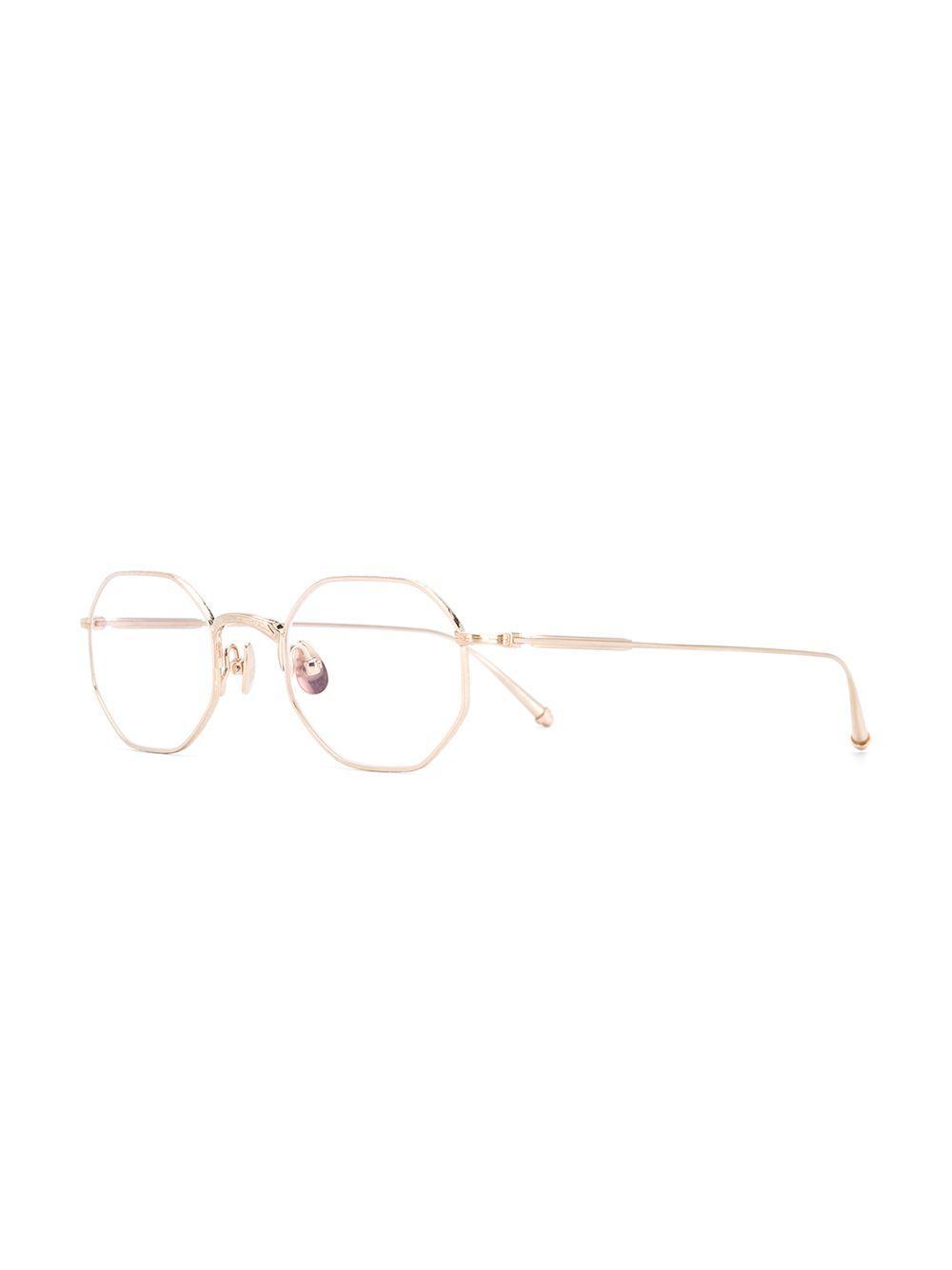 MATSUDA Square Shaped Glasses In Gold Product Image