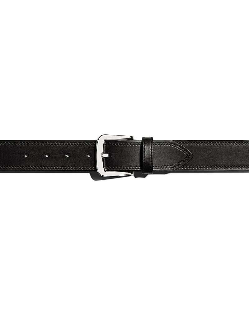 Shinola Double Stitch Leather Belt Product Image