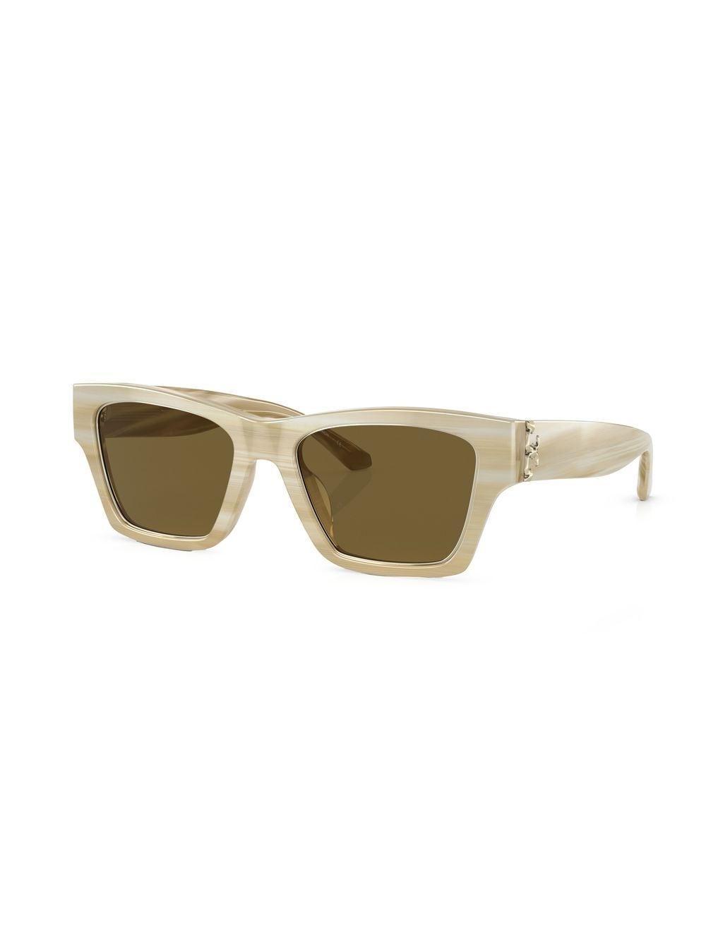 Dg Elastic Sonnenbrille In White Product Image