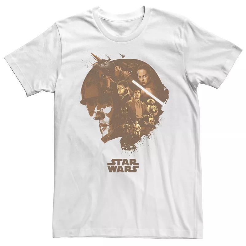 Mens Star Wars Character Collage Helmet Fill Tee Product Image