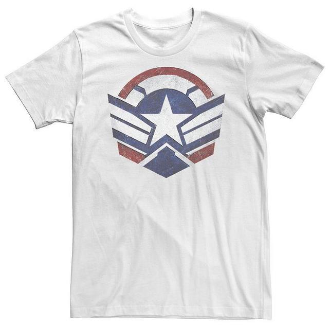 Big & Tall Marvel The Falcon And The Winter Soldier Wings Shield Logo Tee, Mens Product Image