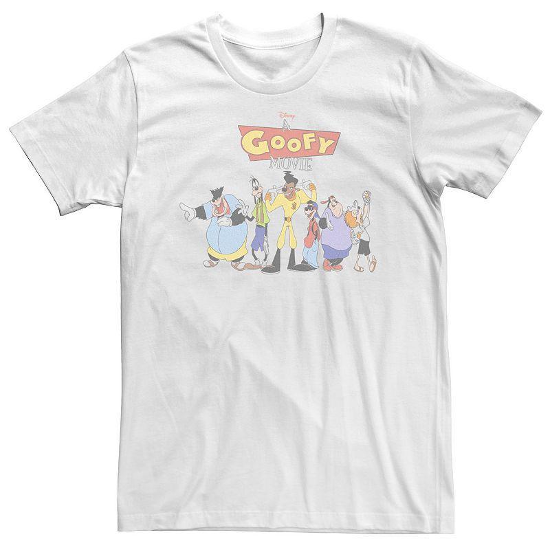 Big & Tall Disney A Goofy Movie Group Shot Logo Tee, Mens Product Image