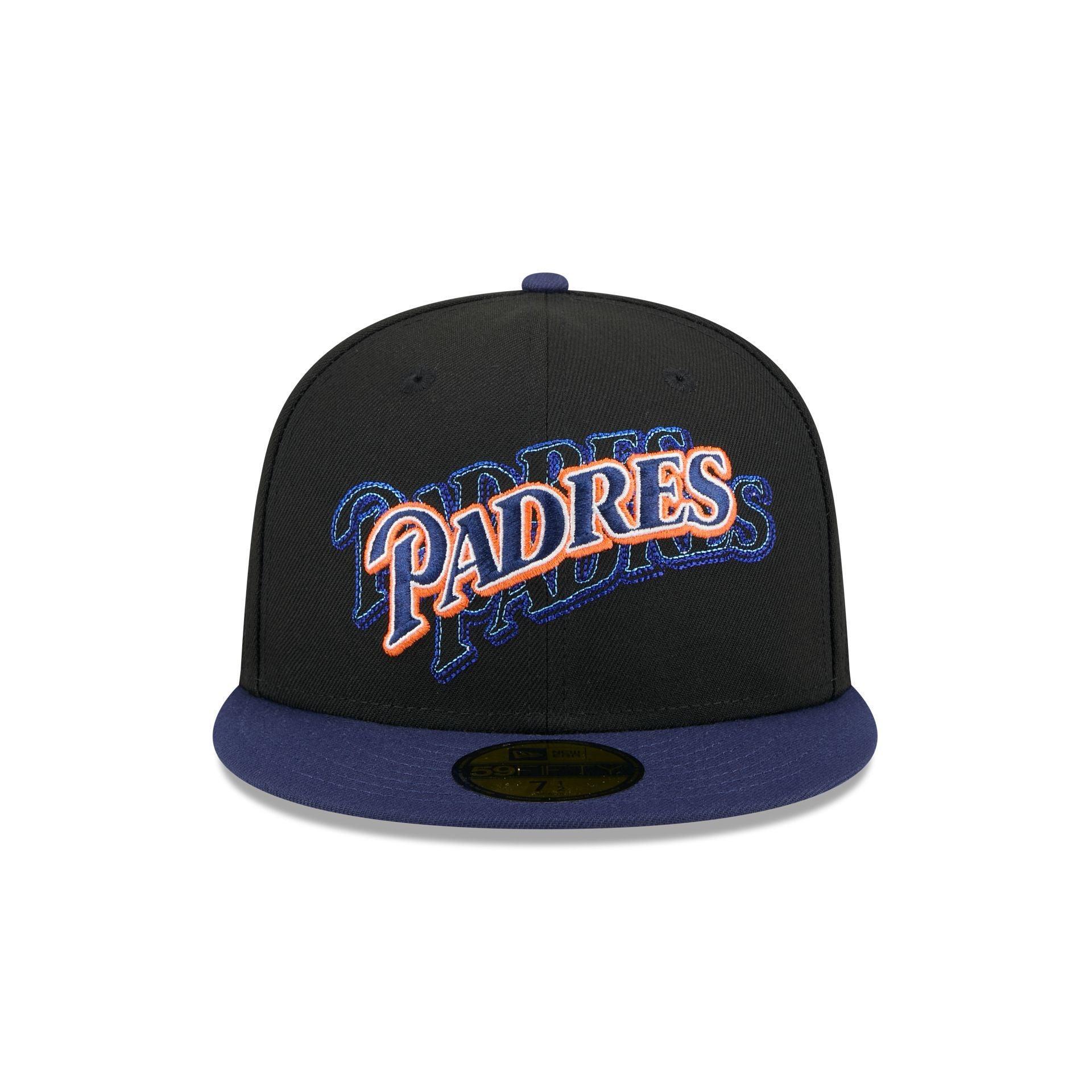 San Diego Padres Shadow Stitch 59FIFTY Fitted Hat Male Product Image