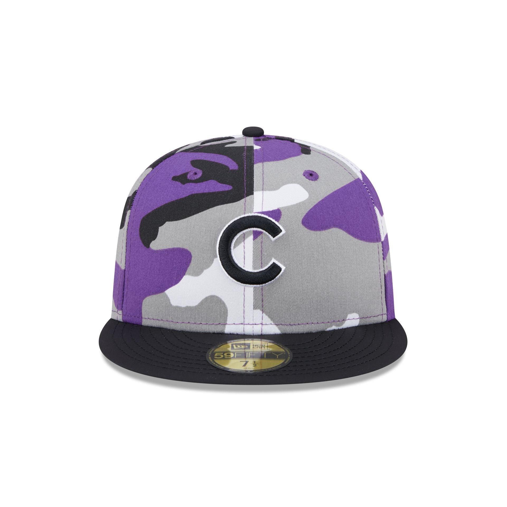 Just Caps Color Camo Chicago Cubs 59FIFTY Fitted Hat Male Product Image