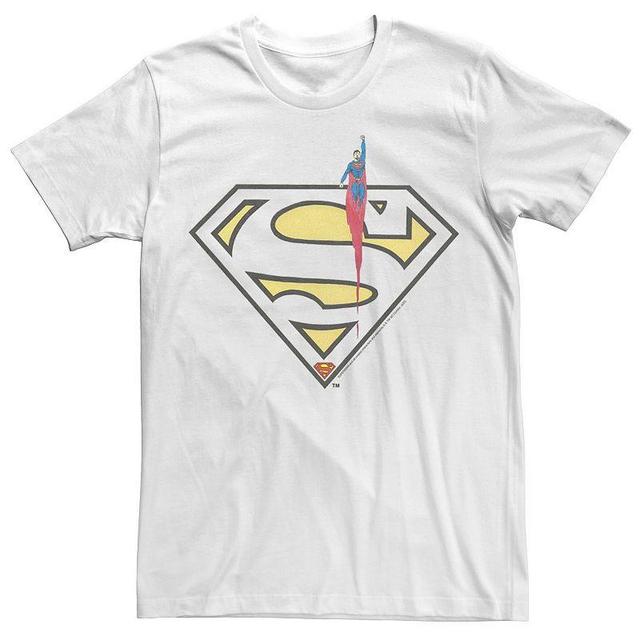 Mens DC FanDome Superman In Flight Logo Graphic Tee Product Image