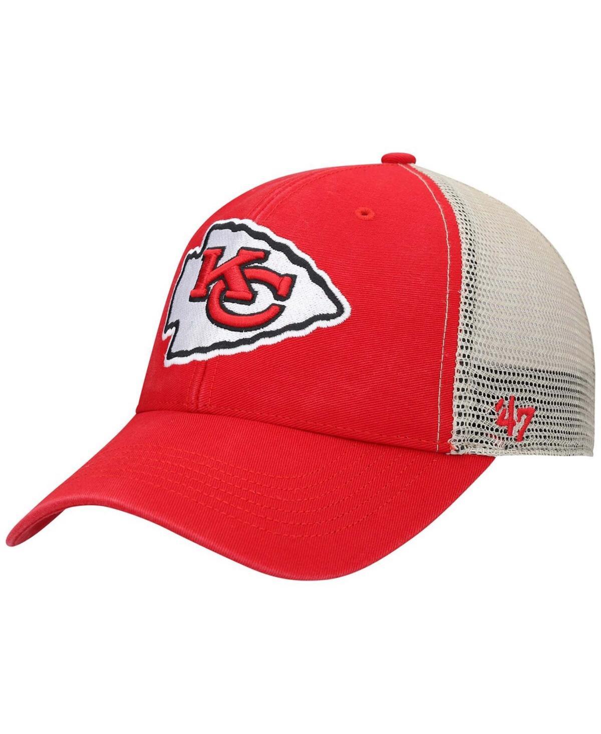 Mens Red Kansas City Chiefs Flagship Mvp Snapback Hat Product Image