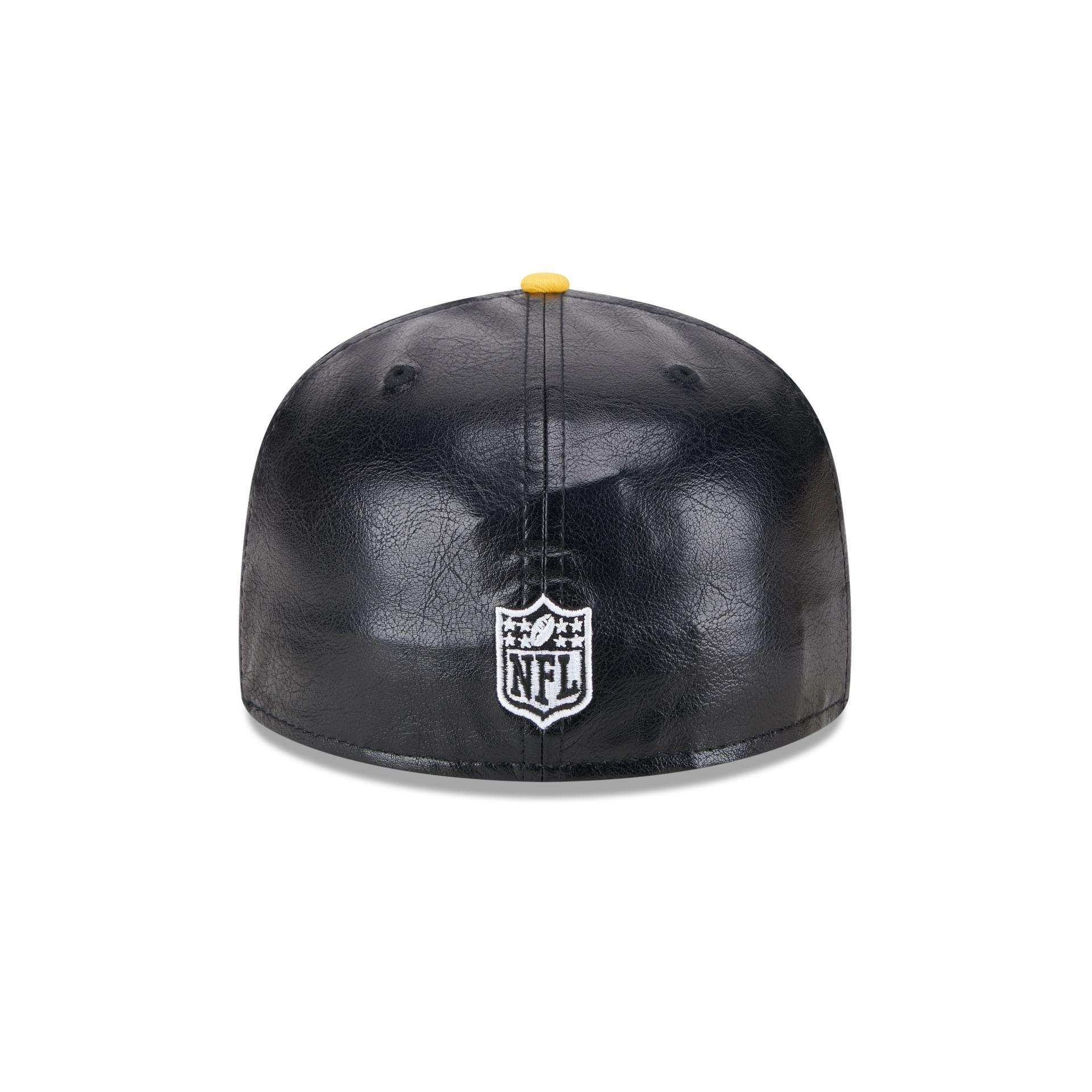 Pittsburgh Steelers Faux Leather Crown 59FIFTY Fitted Hat Male Product Image