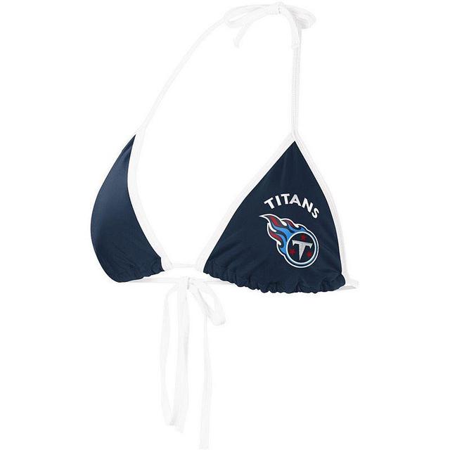 Womens G-III 4Her by Carl Banks Navy Tennessee Titans Perfect Match Bikini Top Blue Product Image