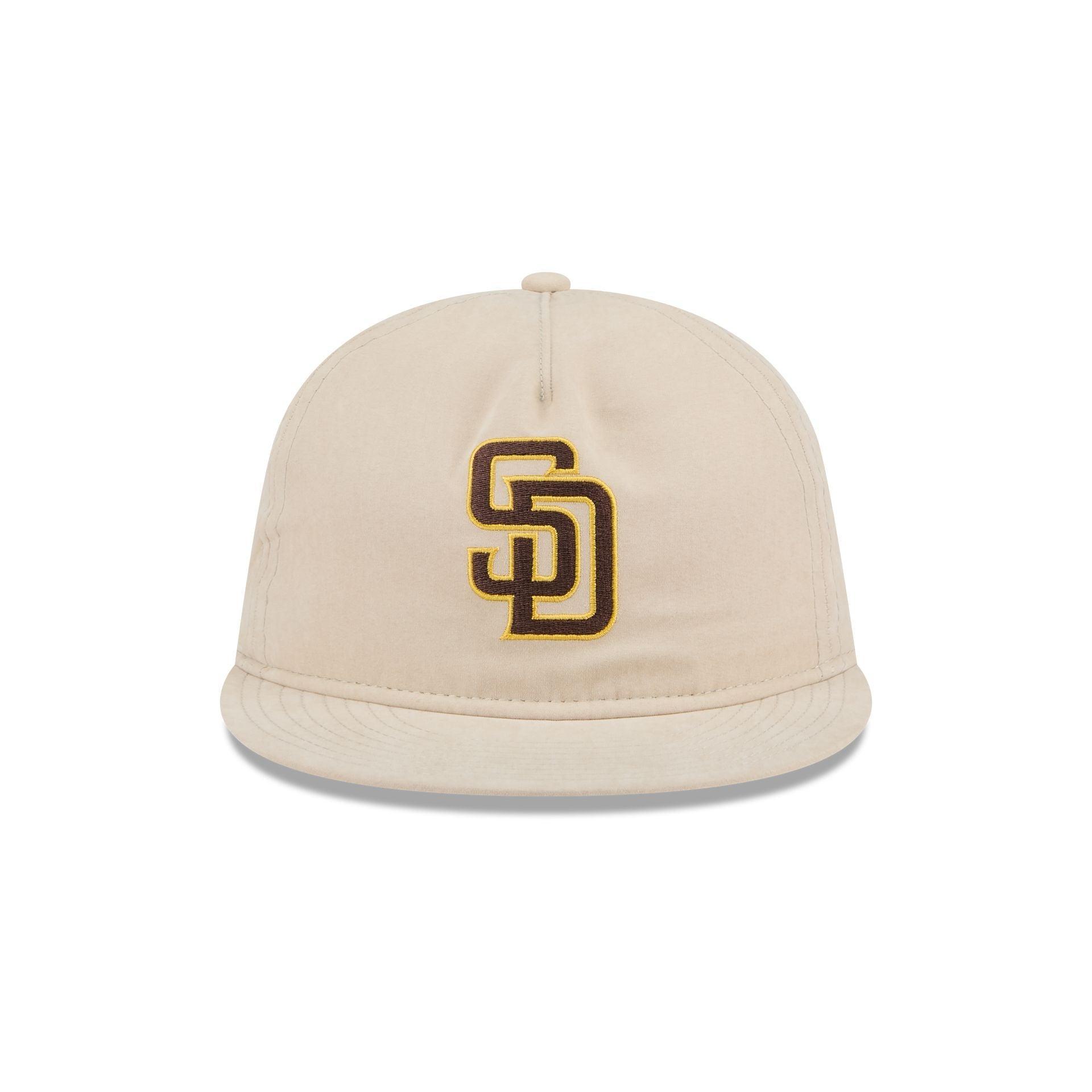 San Diego Padres Brushed Nylon Retro Crown 9FIFTY Adjustable Hat Male Product Image