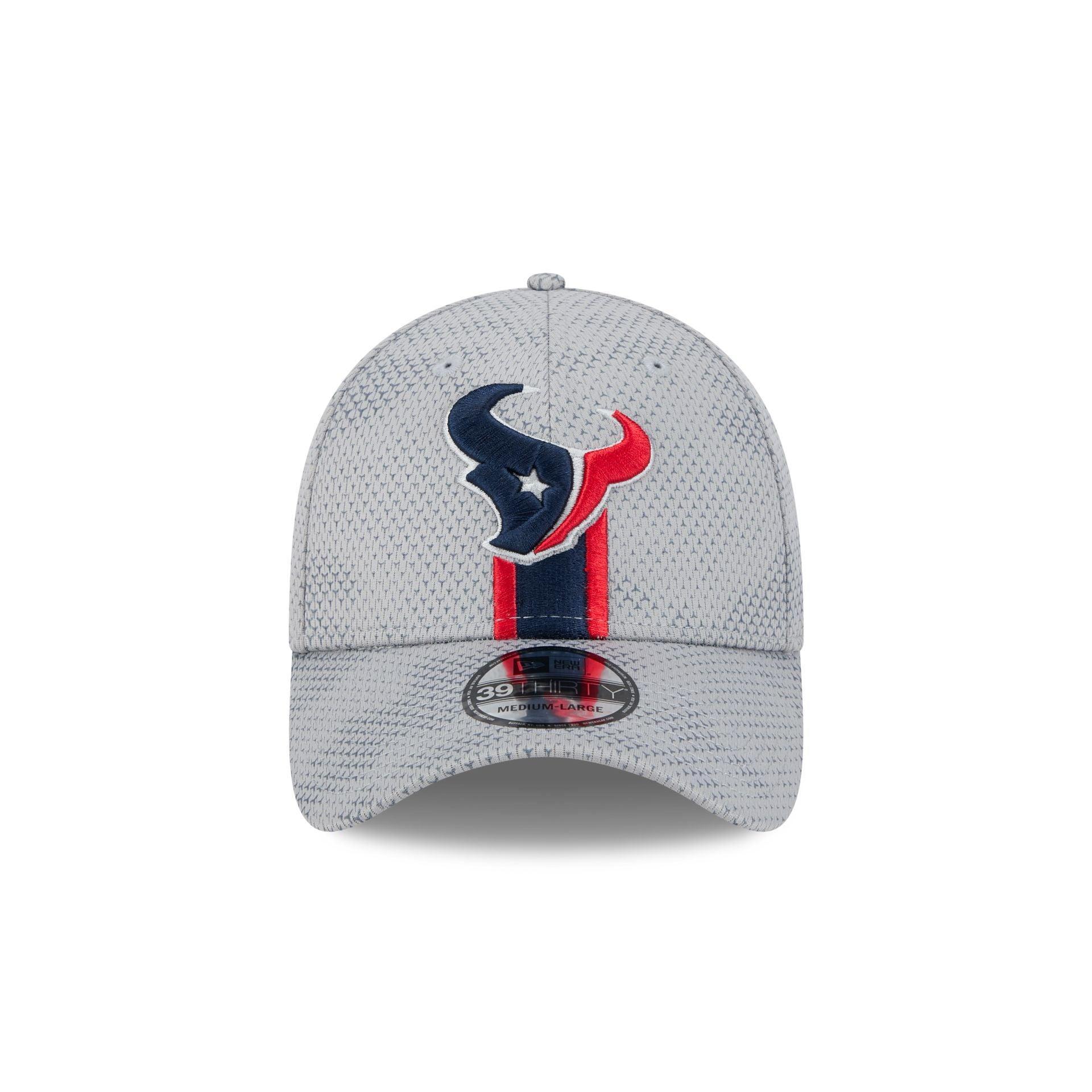 Houston Texans 2024 Sideline Gray 39THIRTY Stretch Fit Hat Male Product Image