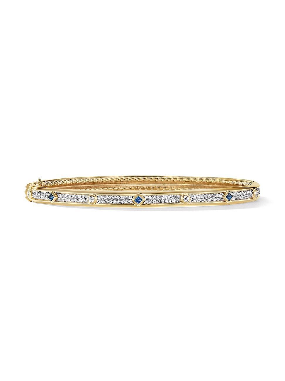 Womens Modern Renaissance Bangle Bracelet in 18K Yellow Gold Product Image