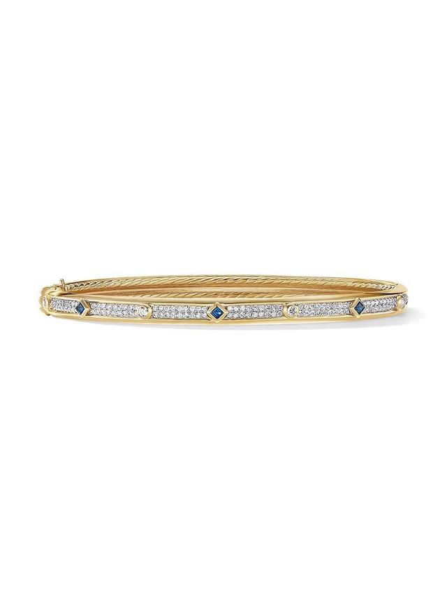 Womens Modern Renaissance Bangle Bracelet in 18K Yellow Gold Product Image