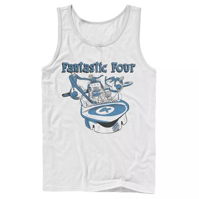 Mens Marvel Fantastic Four Group Shot Fantasticar Tank Top Product Image