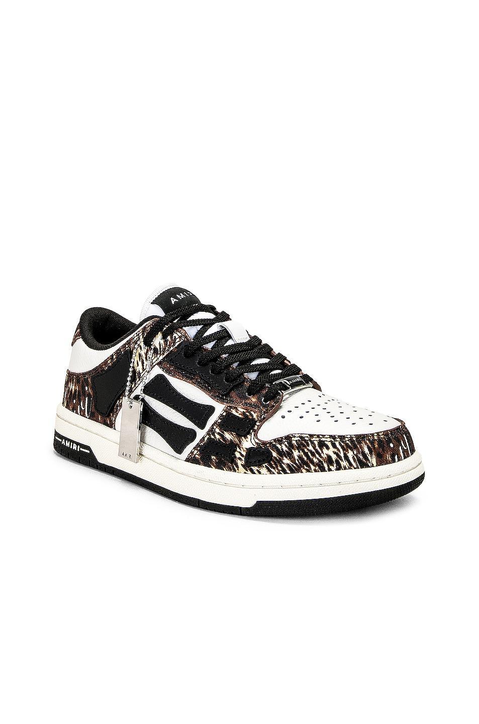 Amiri Skeltop Low Sneaker in Brown Product Image