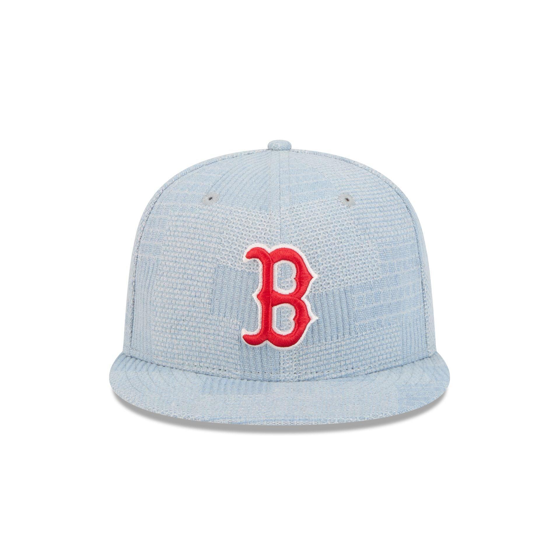 Boston Red Sox Denim Patchwork 9FIFTY Snapback Hat Male Product Image