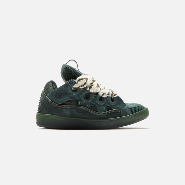 Lanvin Curb Sneaker - Dark Green Male Product Image