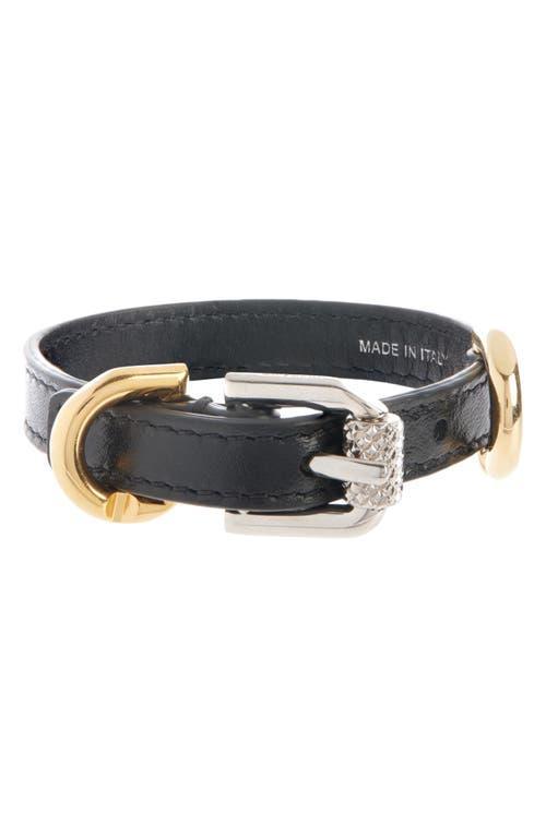 Givenchy Voyou Mixed Metal Detail Leather Bracelet Product Image