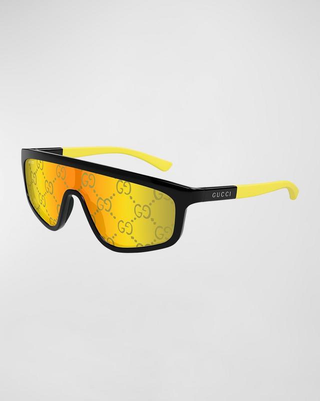 Mens GG Monogram Shield Sunglasses Product Image