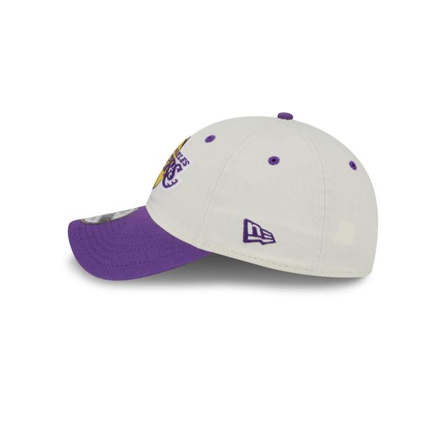 Los Angeles Lakers Classic Sidescript 9TWENTY Adjustable Hat Male Product Image