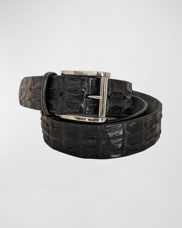 Men's Hornback Crocodile Belt Product Image