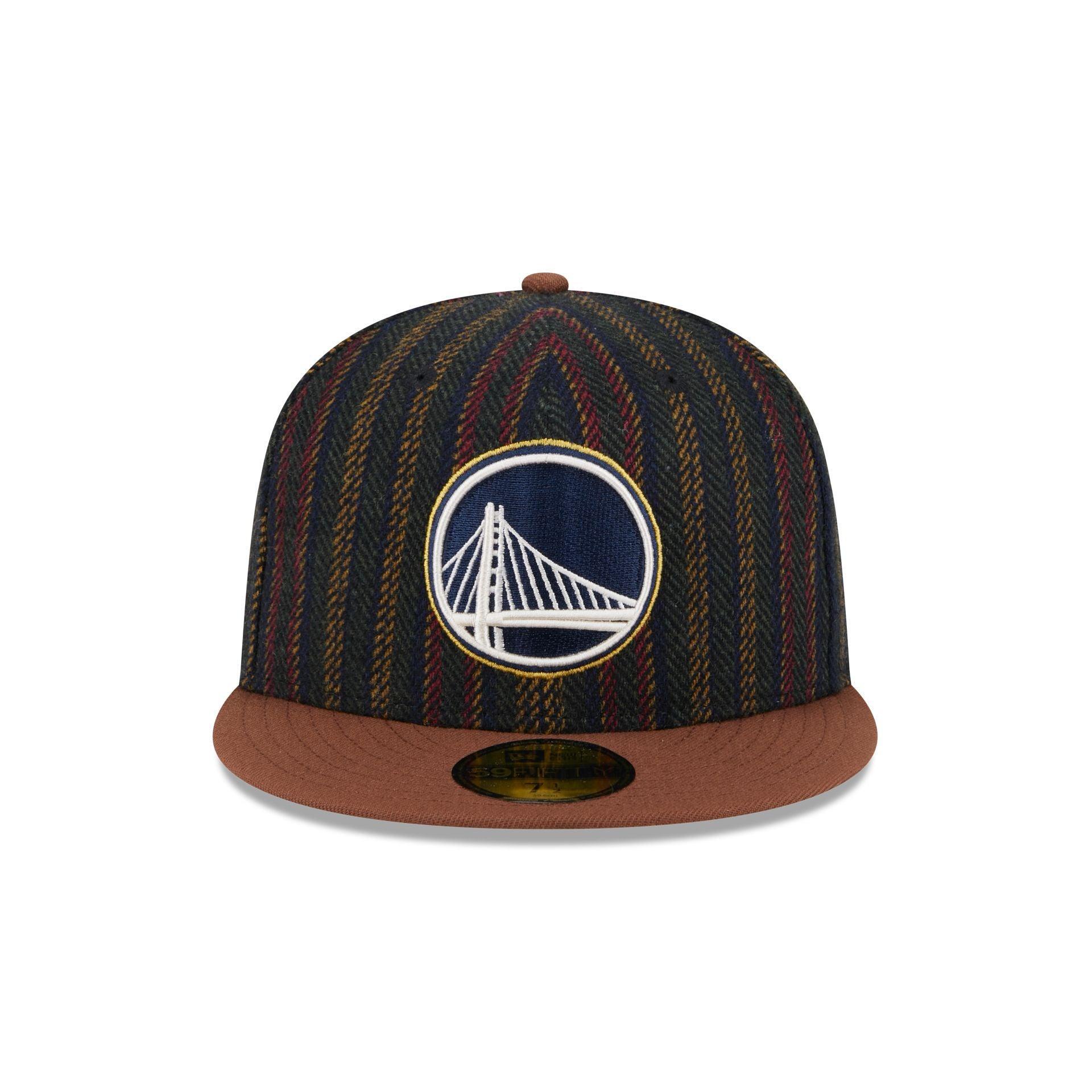 Golden State Warriors Vintage Herringbone 59FIFTY Fitted Hat Male Product Image