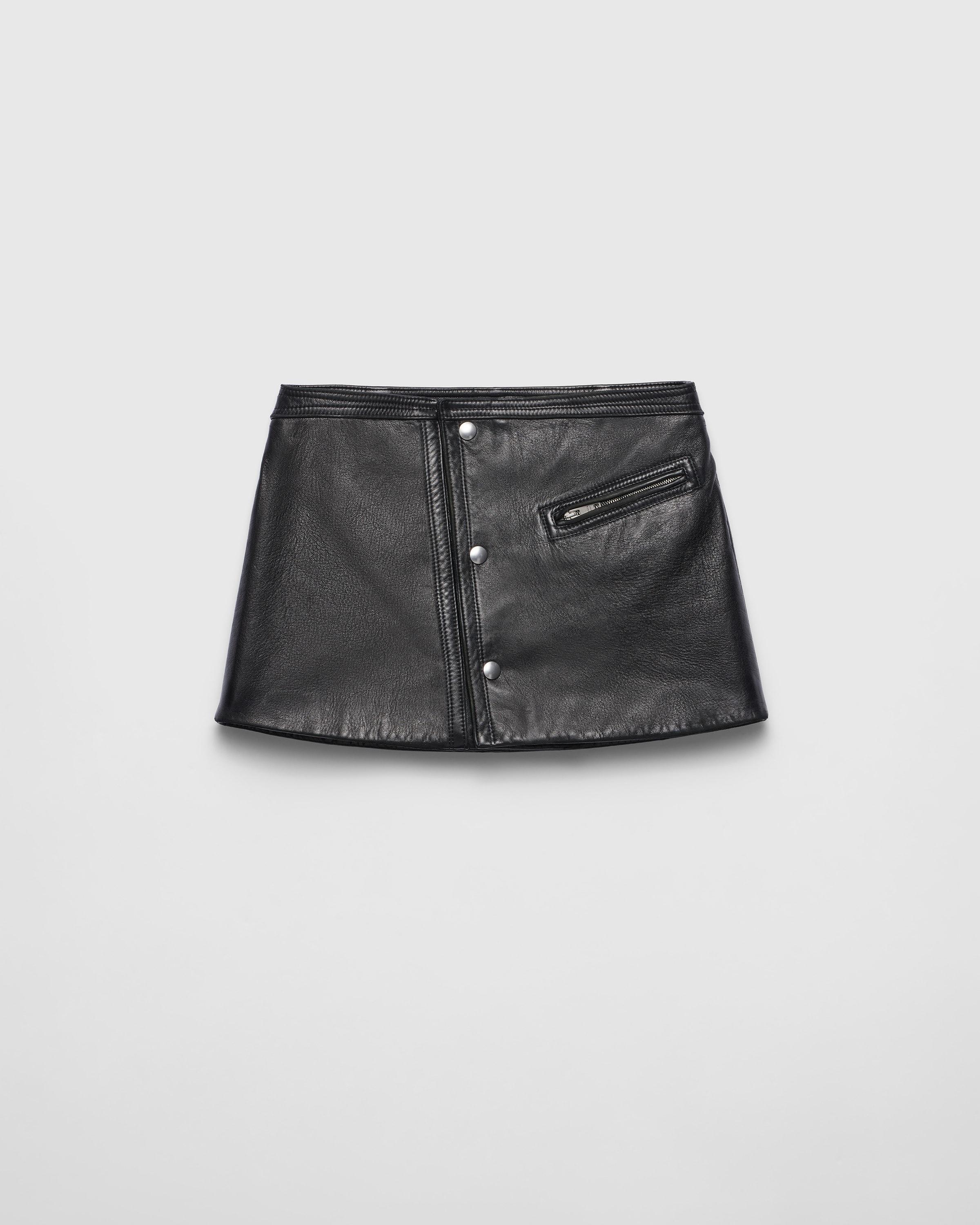 Leather mini skirt product image