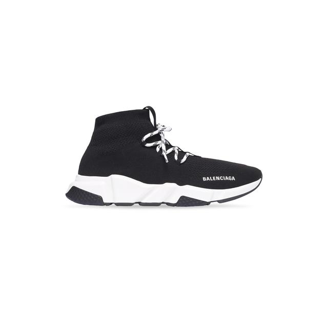 Women's Speed Lace-up Sneaker in Black/white Product Image