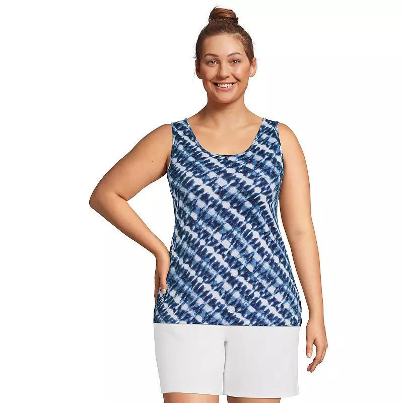 Lands End Womens Tall Cotton Tank Top Product Image