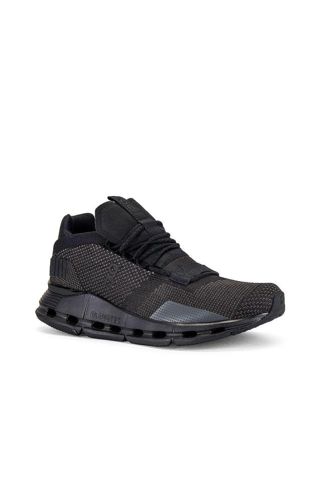 On Mens On Cloudnova - Mens Shoes Black/Black Product Image