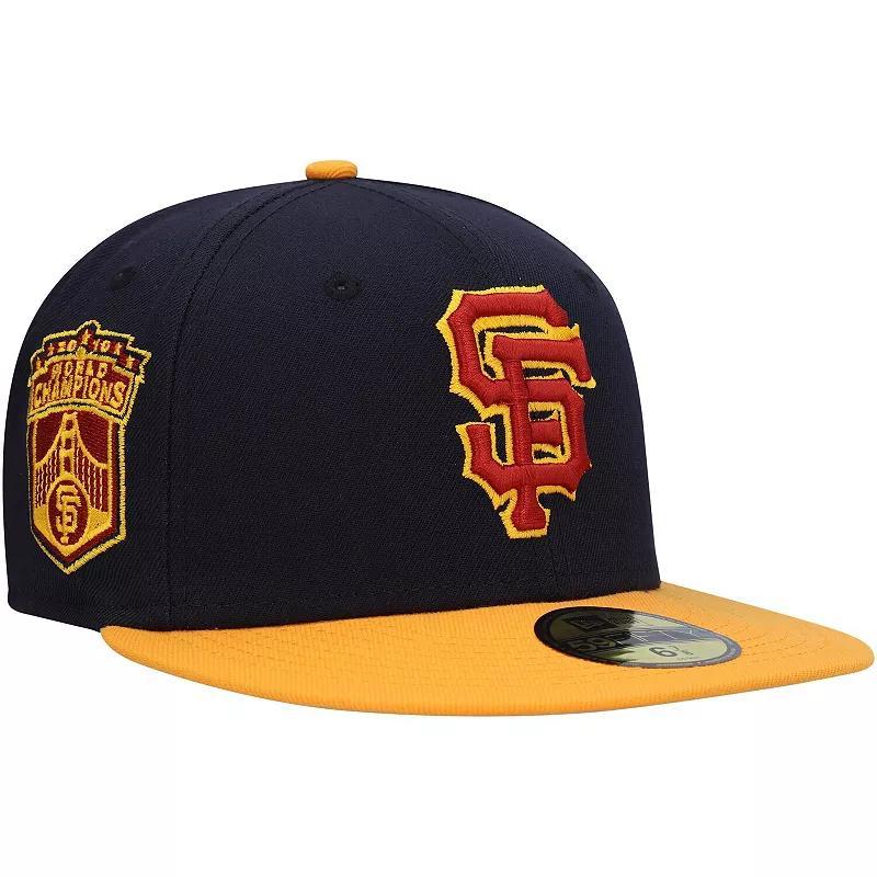 Mens New Era Navy San Francisco Giants Primary Logo 59FIFTY Fitted Hat - Navy Product Image