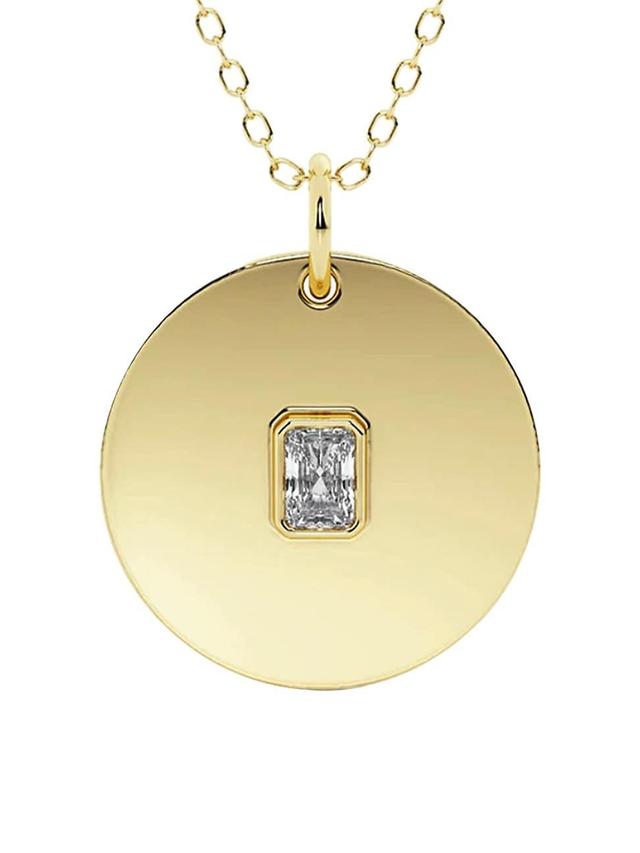 Womens Defining 14K Yellow Gold & 0.15 TCW Lab-Grown Diamond Pendant Necklace Product Image