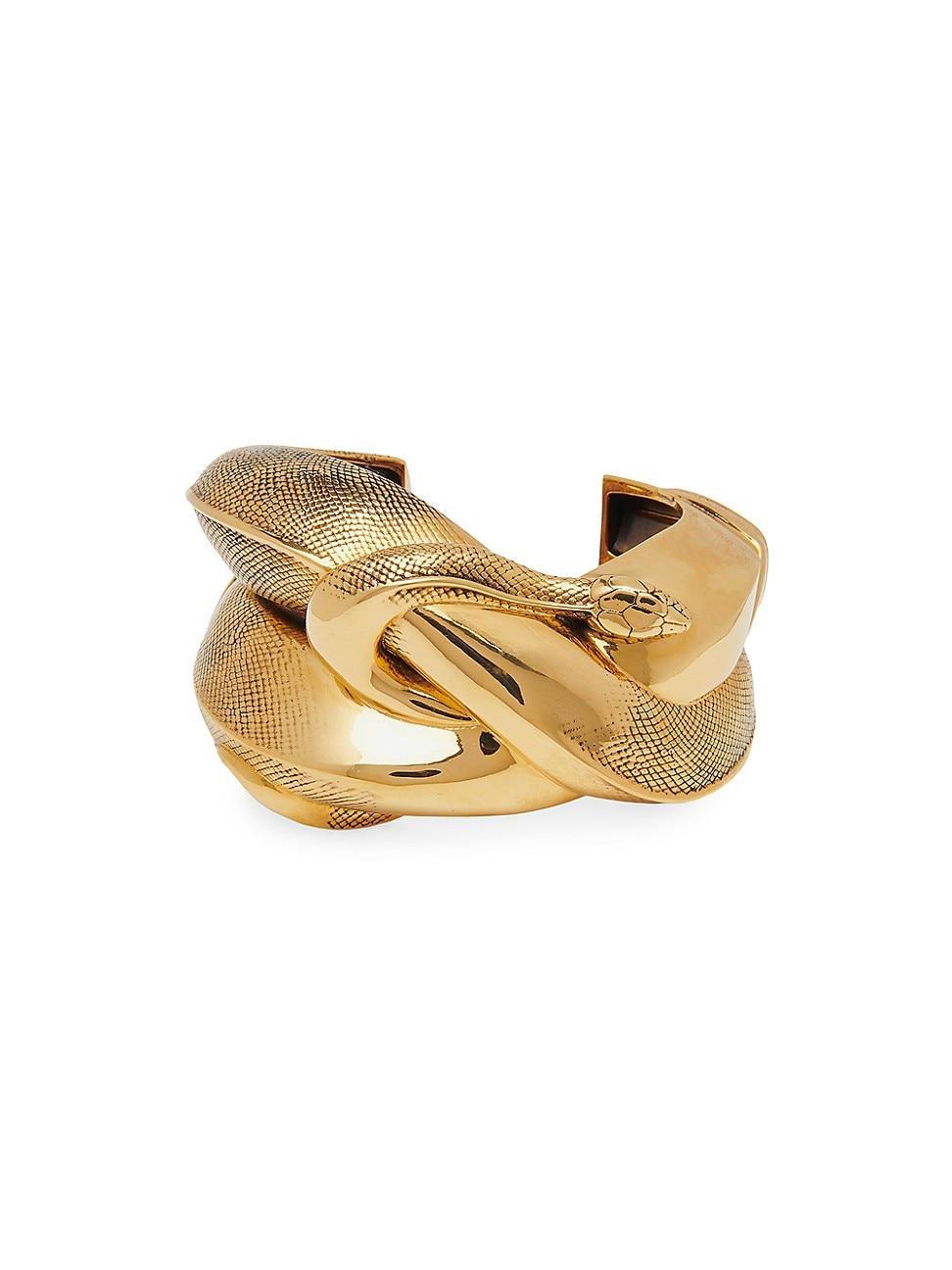 Womens Goldtone Snake Cuff Product Image