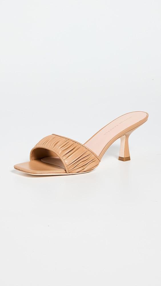 Loeffler Randall Naima Gathered Band Mid Heel Mules | Shopbop Product Image