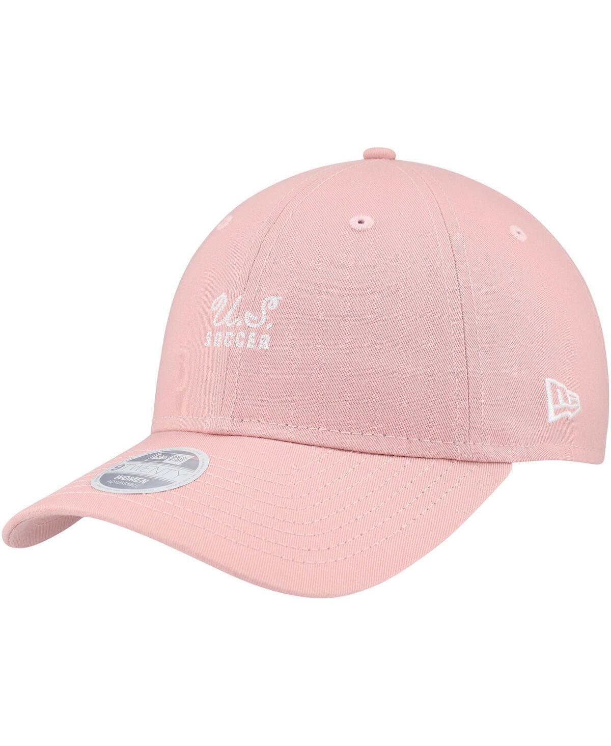 New Era Womens Pink Uswnt Throwback 9TWENTY Adjustable Hat Product Image