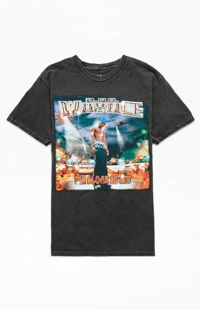 Mens Lil Wayne Block T-Shirt Product Image