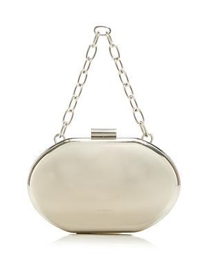 Womens Sol Metal Oval Clutch Bag Product Image