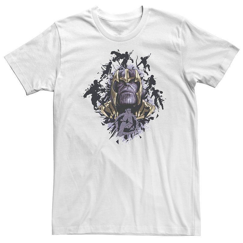 Big & Tall Marvel Avengers Endgame Shatter Logo Hero Graphic Tee, Mens Product Image