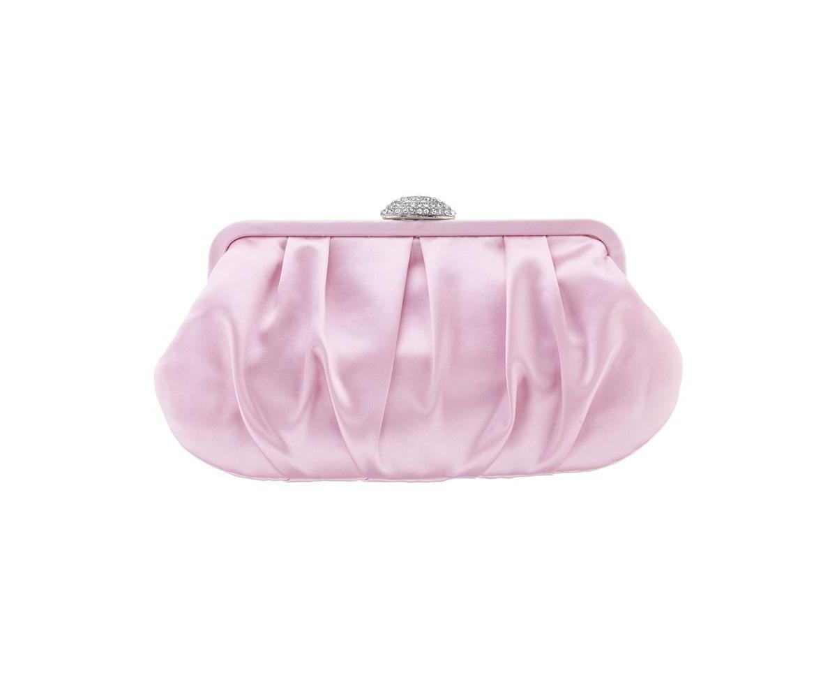 Nina Concord Pleated Satin Frame Clutch Product Image