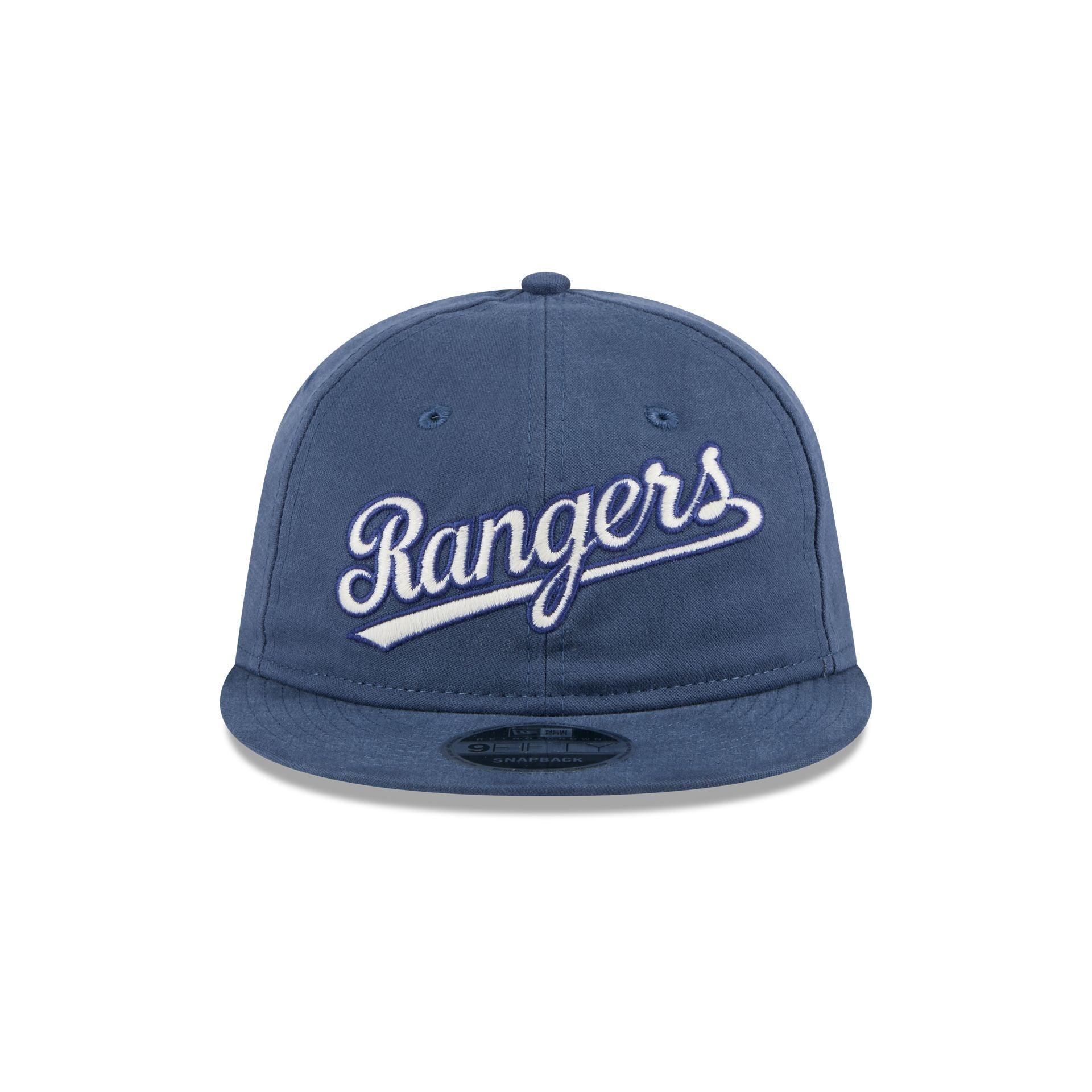 Texas Rangers Vintage Retro Crown 9FIFTY Snapback Hat Male Product Image