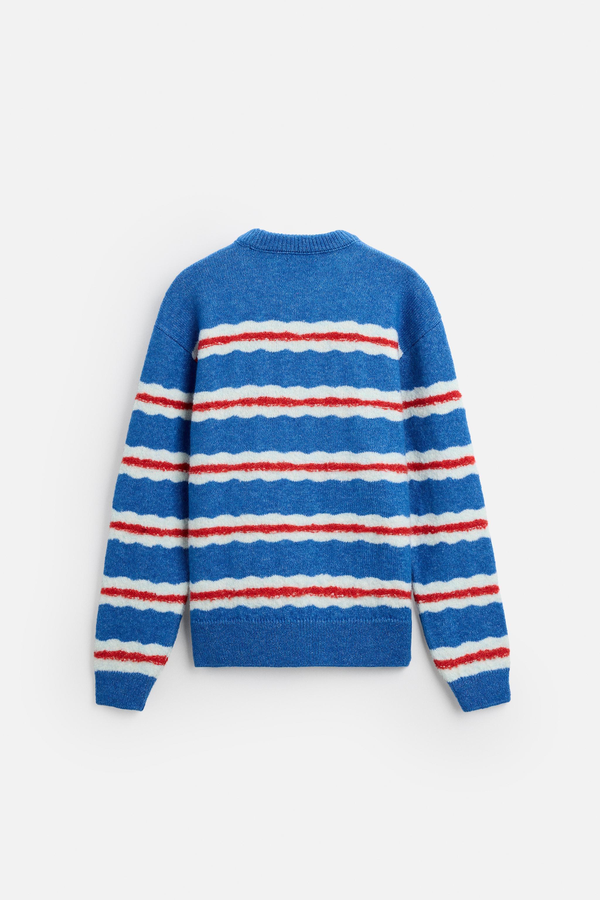 STRIPED JACQUARD SWEATER Product Image