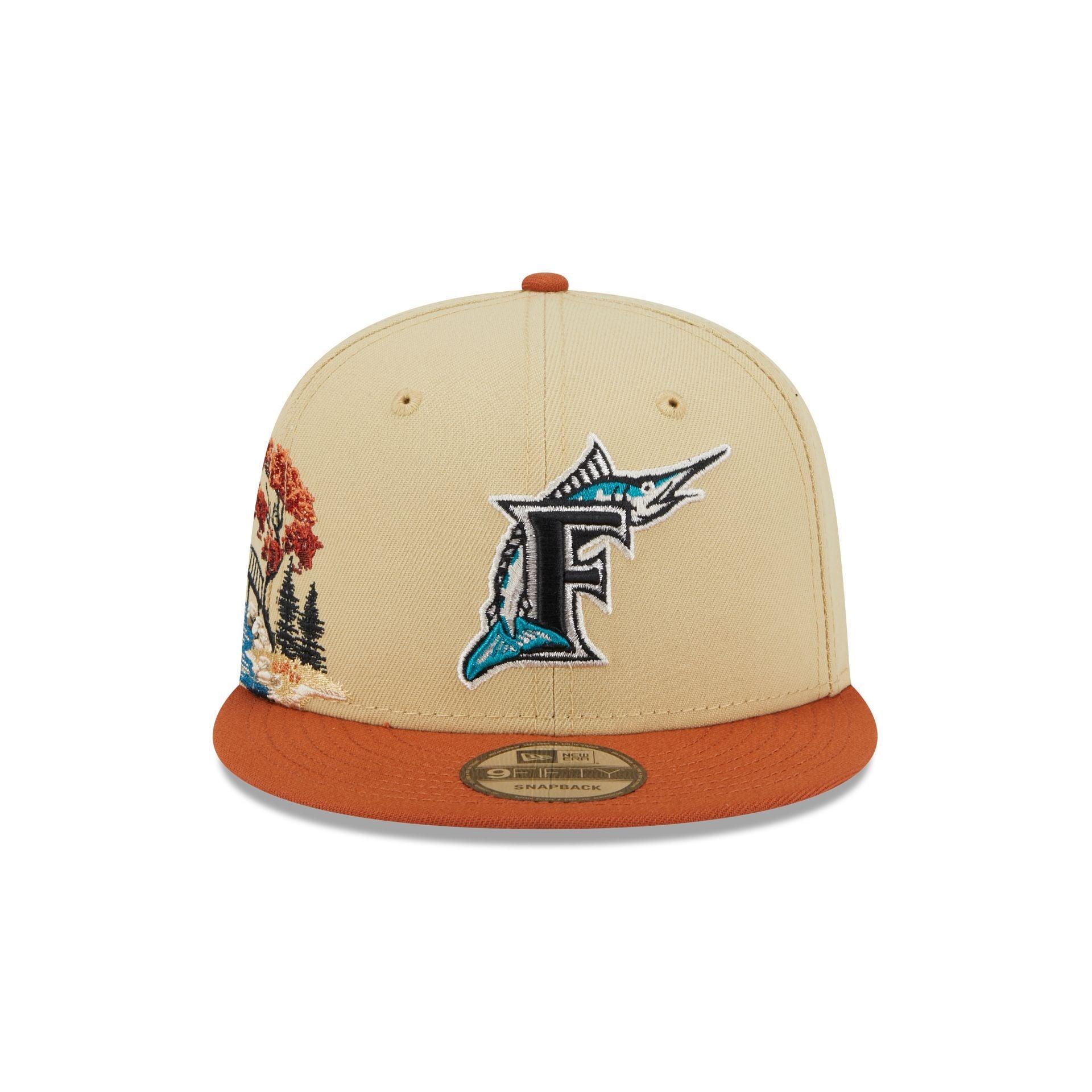 Miami Marlins Fall Landscape 9FIFTY Snapback Hat Male Product Image