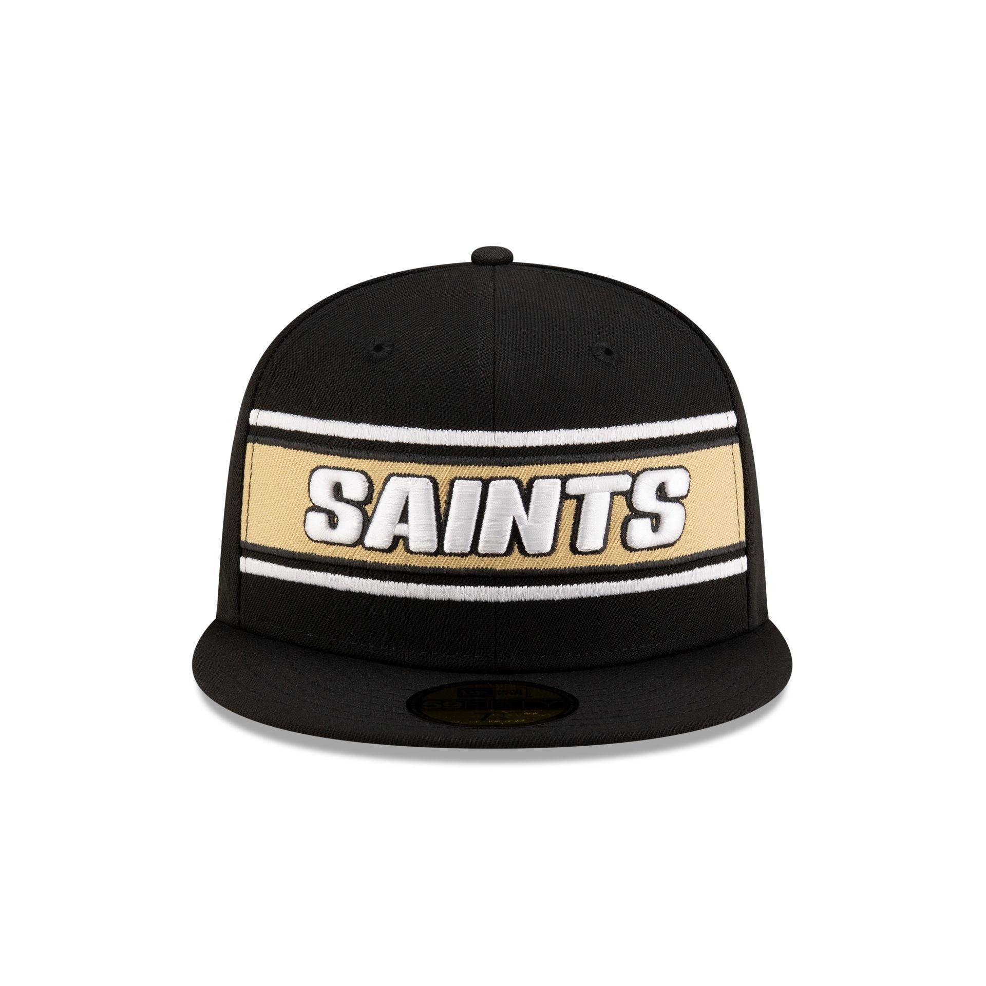 New Orleans Saints 2024 Sideline Black 59FIFTY Fitted Hat Male Product Image