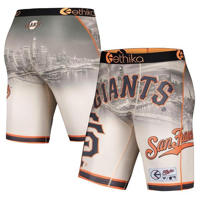 Mens Ethika Cream San Francisco Giants Jerseyscape Boxer Briefs Product Image