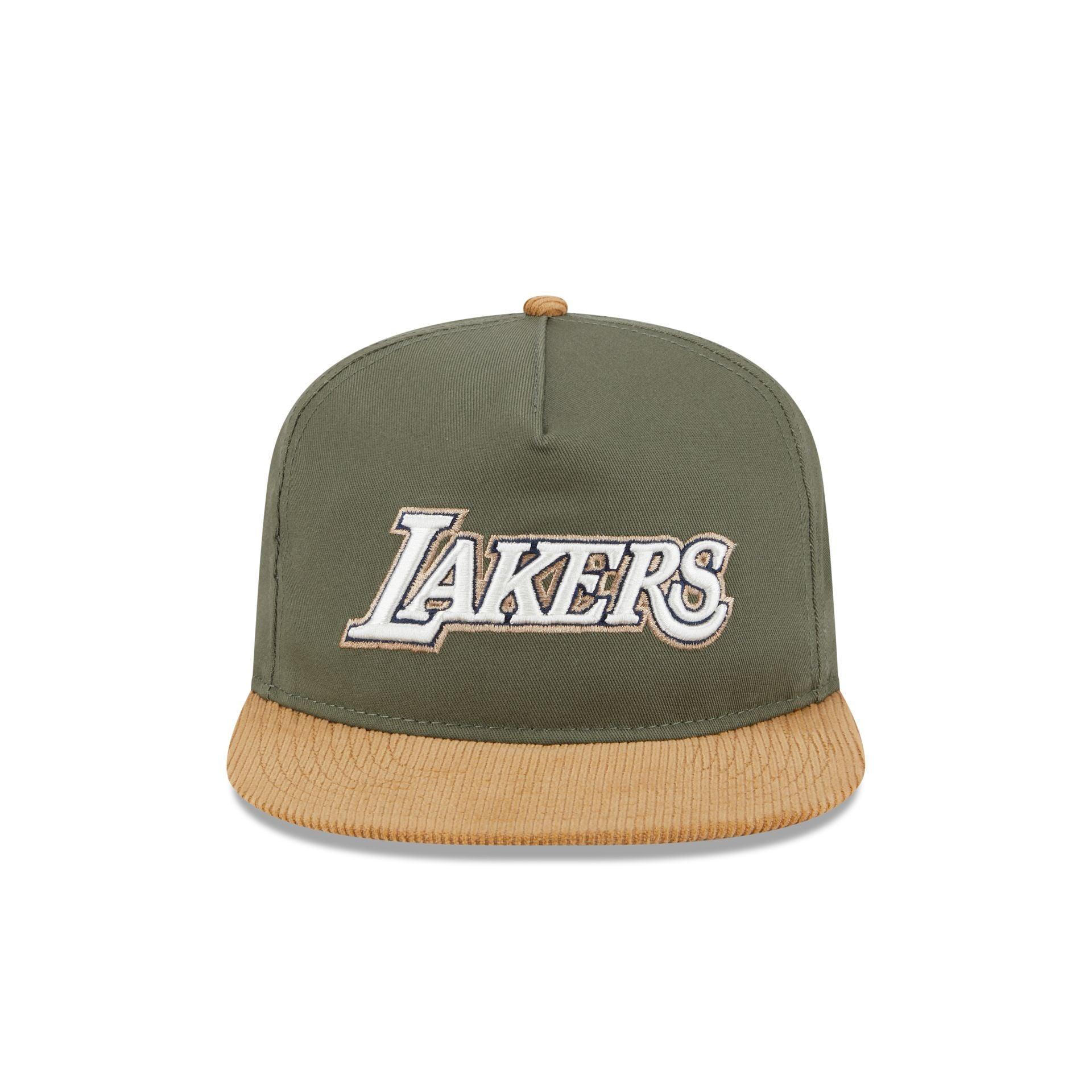 Los Angeles Lakers Olive Green Golfer Hat Male Product Image