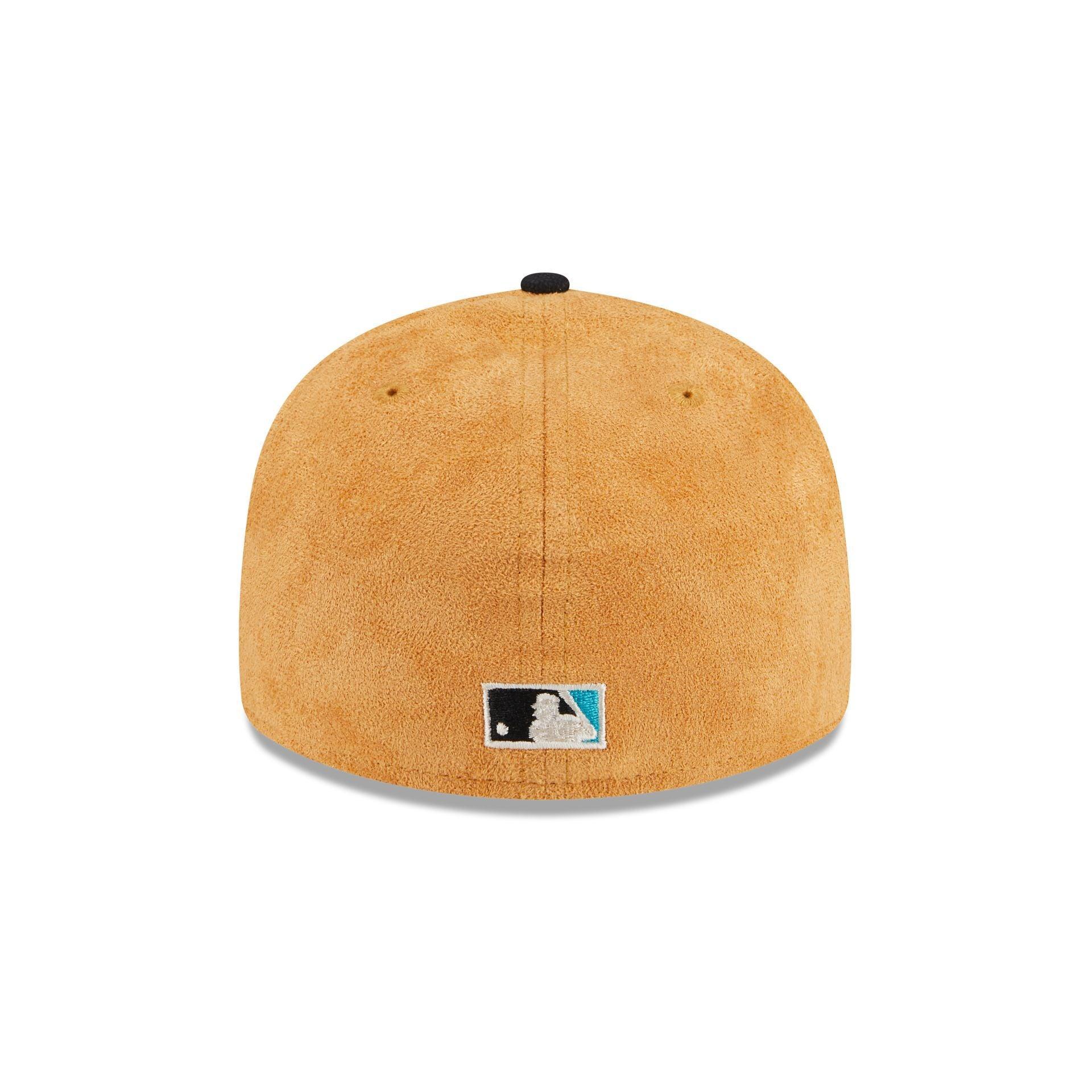 Miami Marlins Tan Texture Low Profile 59FIFTY Fitted Hat Male Product Image