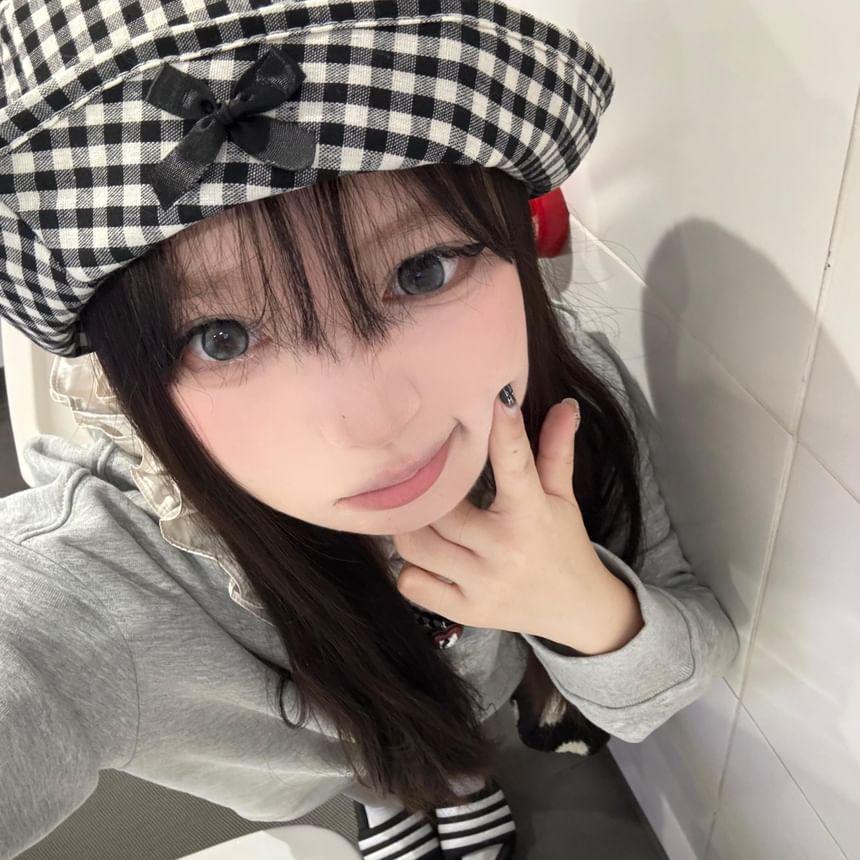 Ribbon Plaid Bucket Hat product image