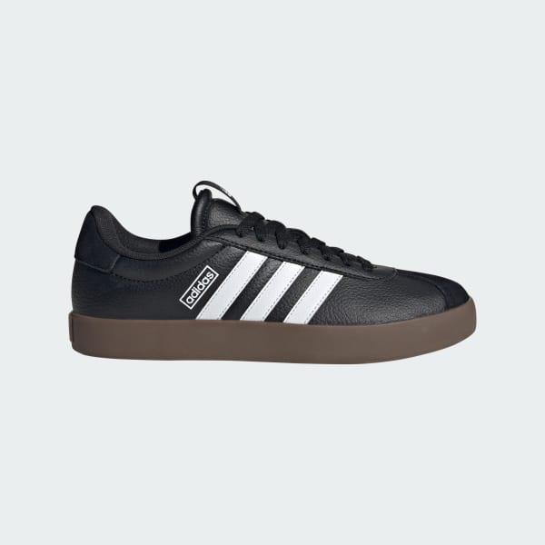 adidas Womens Vl Court 3.0 Casual Sneakers from Finish Line - White, Core Black Product Image