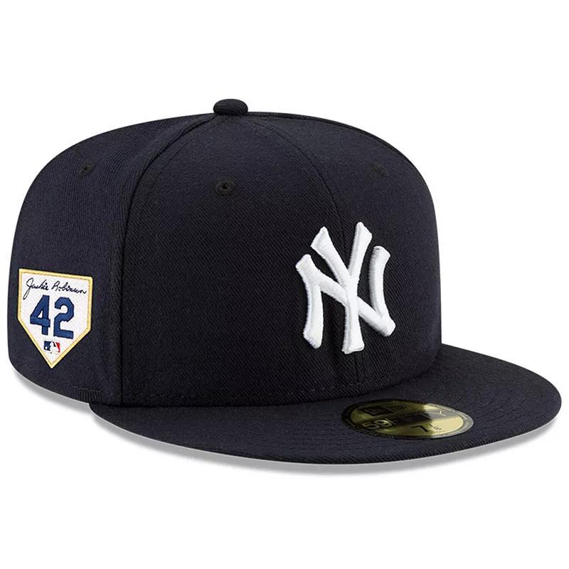 Mens New Era New York Yankees 2023 Jackie Robinson Day 59FIFTY Fitted Hat Blue Product Image